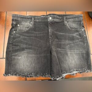 Mossimo Supply Co Black Distressed Jeans